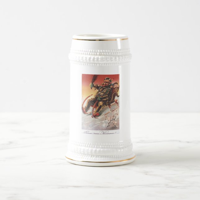 Krampus Bier-Tasse Bierglas (Mittel)