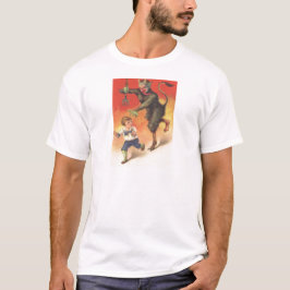 Krampus Chasing Child T-Shirt