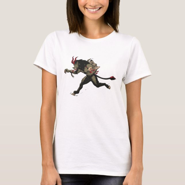 Krampus Christmas Beast T-Shirt (Vorderseite)