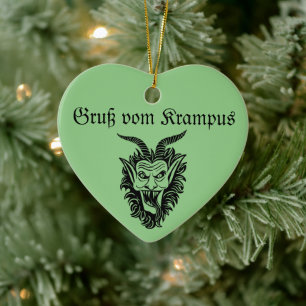 Krampus Christmas Keramik Ornament