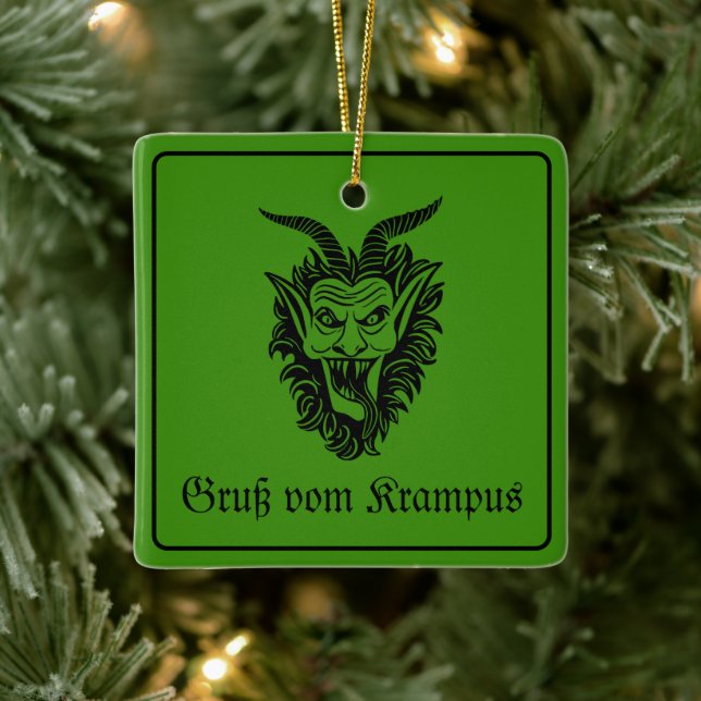 Krampus Christmas Keramikornament (Baum)