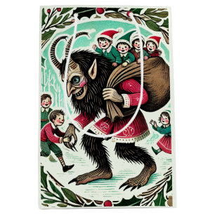 Krampus Christmas Mittlere Geschenktüte