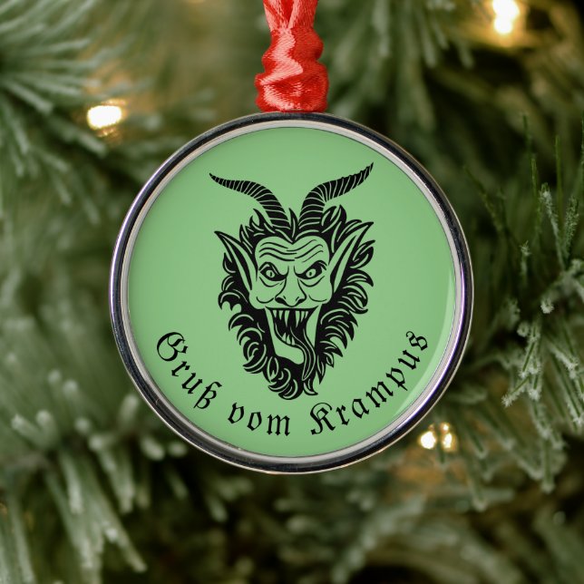 Krampus Christmas Ornament Aus Metall (Baum)