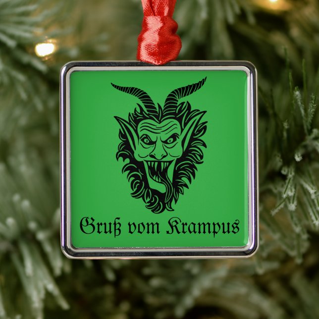 Krampus Christmas Ornament Aus Metall (Baum)