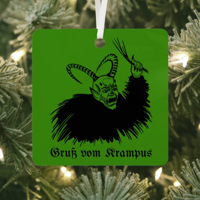 Krampus Christmas Ornament Aus Metall (InSitu)