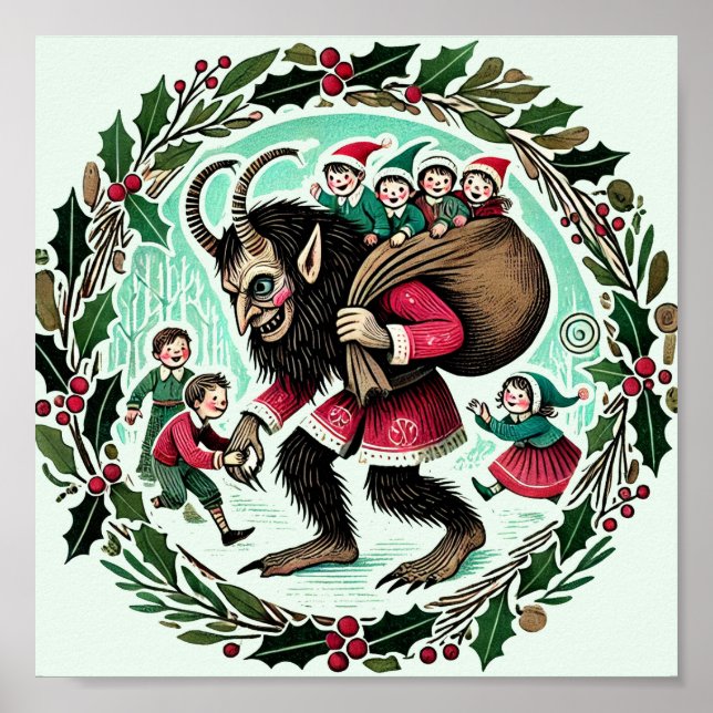 Krampus Christmas Poster (Vorne)