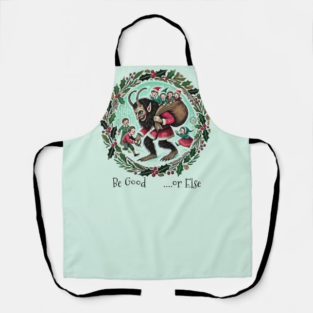 Krampus Christmas Schürze (Vorderseite)