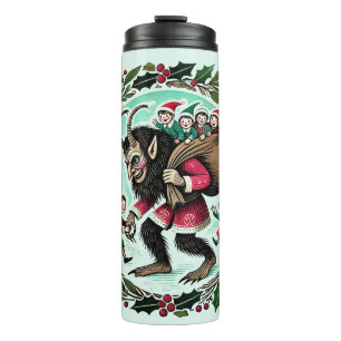 Krampus Christmas Thermosbecher