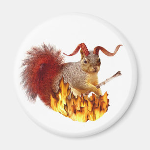 Krampus Eichhörnchenmagnet Magnet