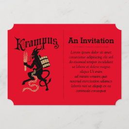 Krampus Einladung