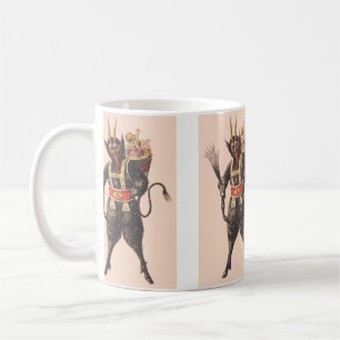 Krampus entführt Kinder mit der Rute Tasse