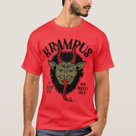 Krampus Face Naughty T-Shirt
