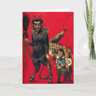 Krampus Feiertagskarte