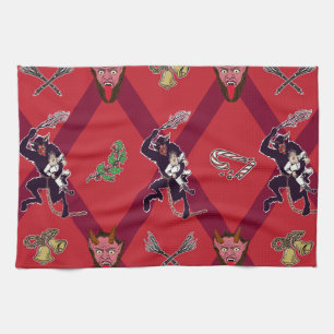 Krampus Festuvis Geschirrtuch
