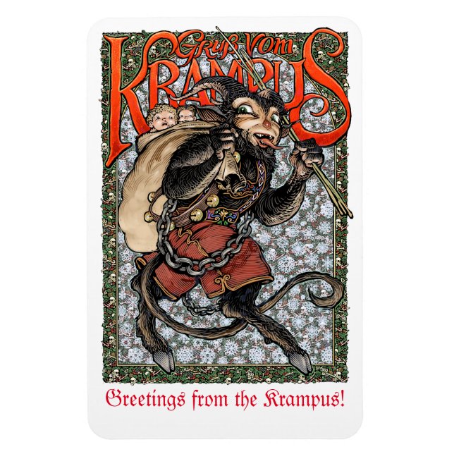 "Krampus" Flexible Magnet (Vertikal)