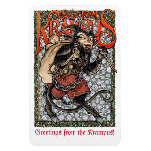 "Krampus" flexibler Magnet