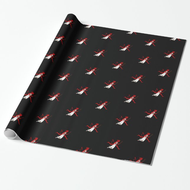 Krampus-Geschenkpapier Geschenkpapier (Ungerollt)