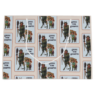 Krampus-Geschenktasche Große Geschenktüte
