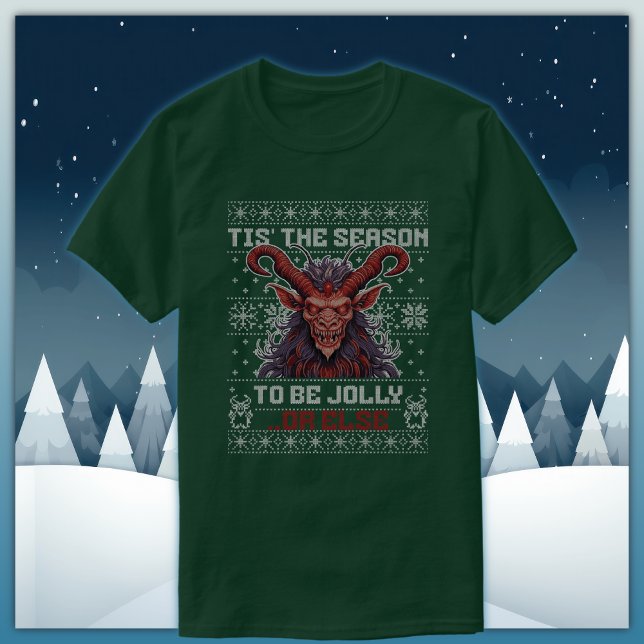 Krampus ist die Jahreszeit für Jolly oder andere T-Shirt (Von Creator hochgeladen)