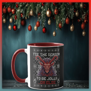 Krampus ist die Jahreszeit für Jolly oder andere Tasse