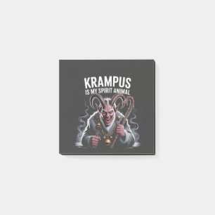 Krampus ist mein spirituelles Tier Weihnachten Lus Post-it Klebezettel