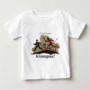 Krampus jagt Kind Baby T-shirt