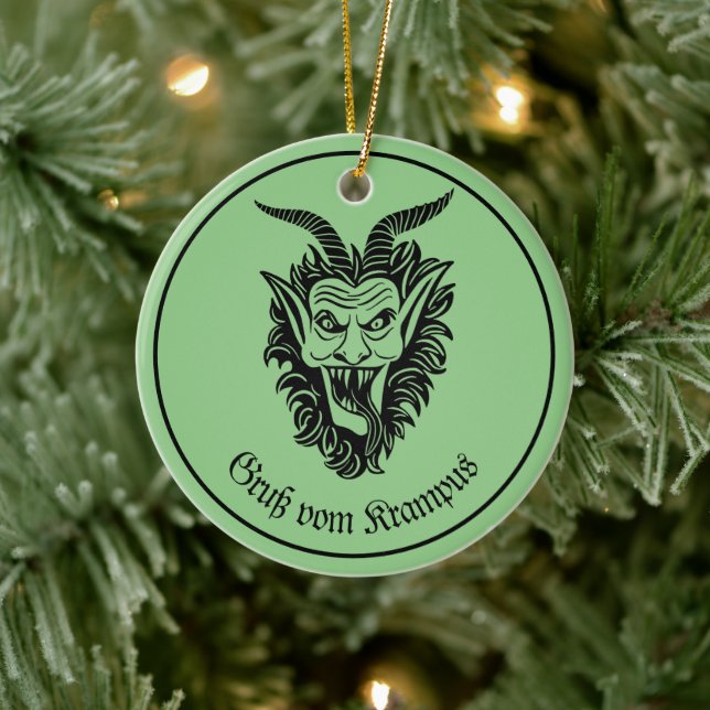 Krampus Keramik Ornament (Baum)
