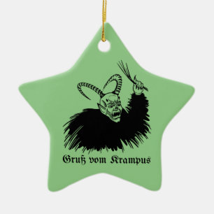 Krampus Keramik Ornament