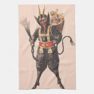 Krampus Kidnapping Children Switch Handtuch