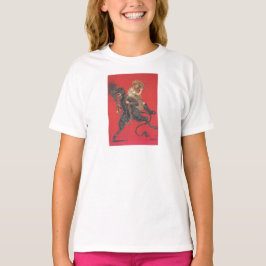 Krampus Kidnapping Girl T-Shirt