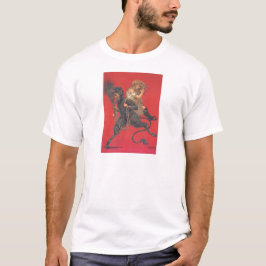 Krampus Kidnapping Girl T-Shirt