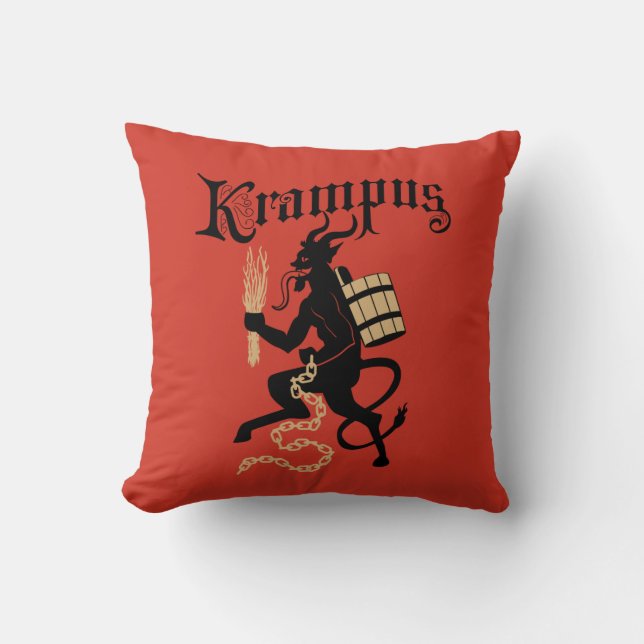 Krampus Kissen (Vorderseite)