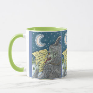 KRAMPUS NAUGHTY LIST Weihnachts-TASSE Combo Custom Tasse