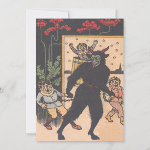 Krampus nimmt böse Kinder mit