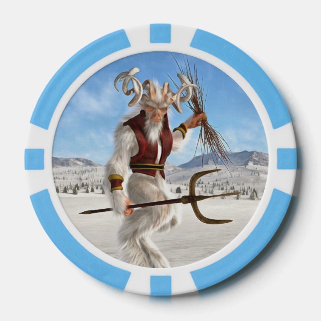 Krampus Pokerchips (Vorderseite)