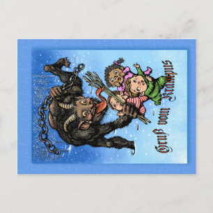 Krampus Postcard Postkarte