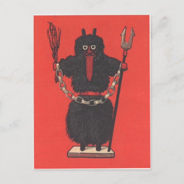 Krampus Postkarte (Vorderseite)