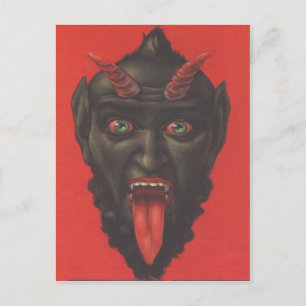 Krampus Postkarte