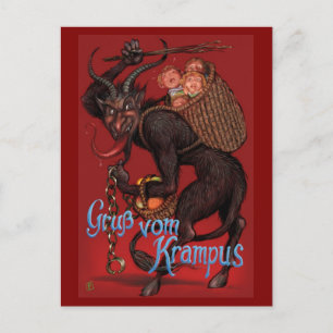 Krampus Postkarte