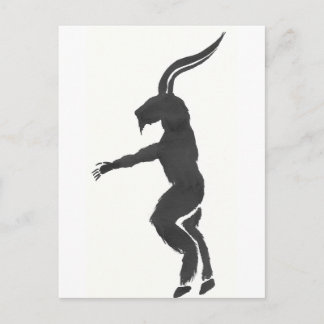 Krampus Postkarte