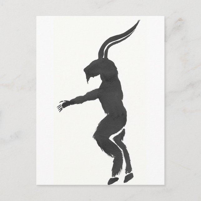 Krampus Postkarte (Vorderseite)