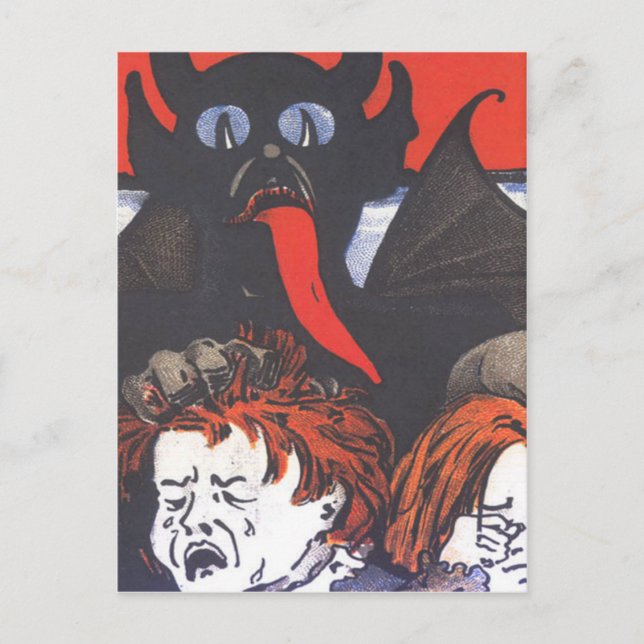 Krampus Punding Children Postkarte (Vorderseite)