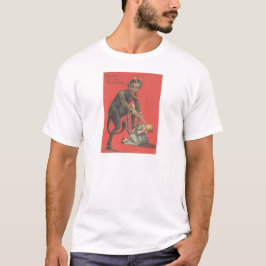 Krampus Punishing Girl T-Shirt