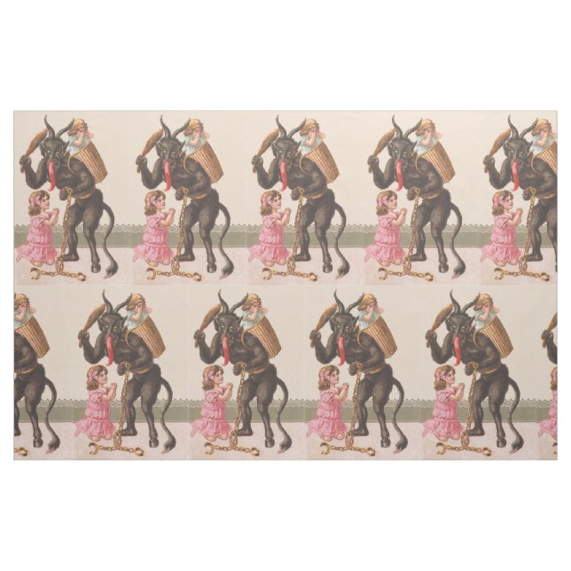 Krampus Punishing-Kinder Stoff (Yard (91,4 cm))