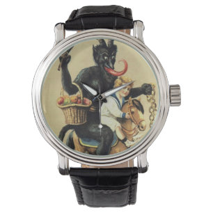Krampus Rocking Horst Demon Weihnachten Weihnachte Armbanduhr