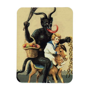 Krampus Rocking Horst Demon Weihnachten Weihnachte Magnet