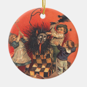 Krampus Schachtelmännchen Keramik Ornament