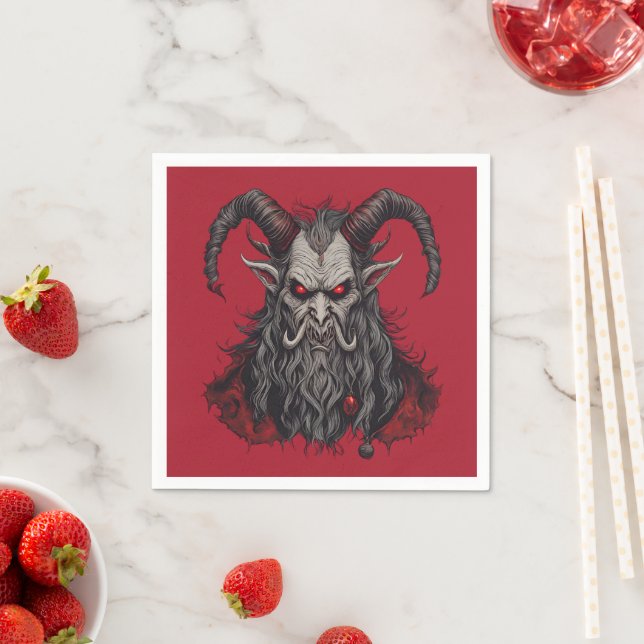 Krampus Serviette (Beispiel)