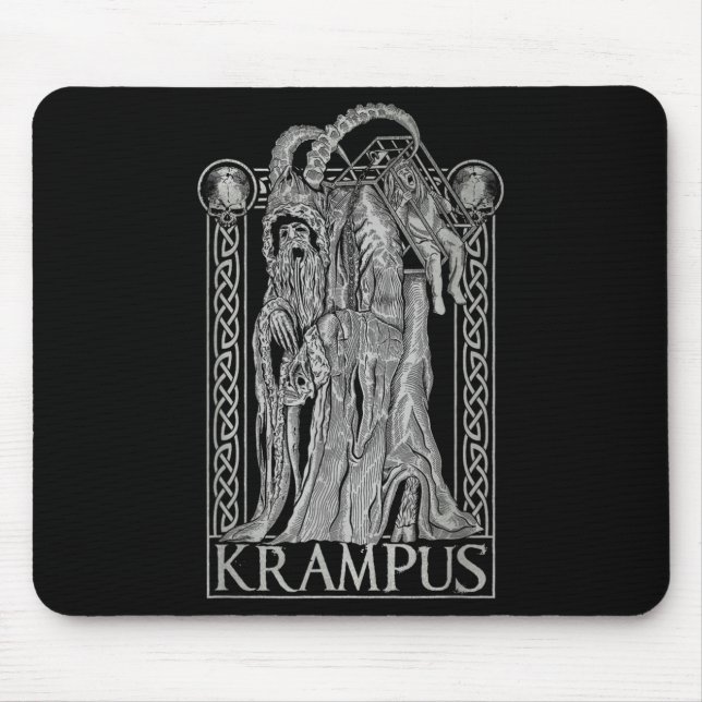 Krampus - Ss Von Krampus Dark Gothic Christmas  Mousepad (Vorne)