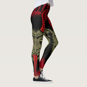 Krampus stellen freches gegenüber leggings